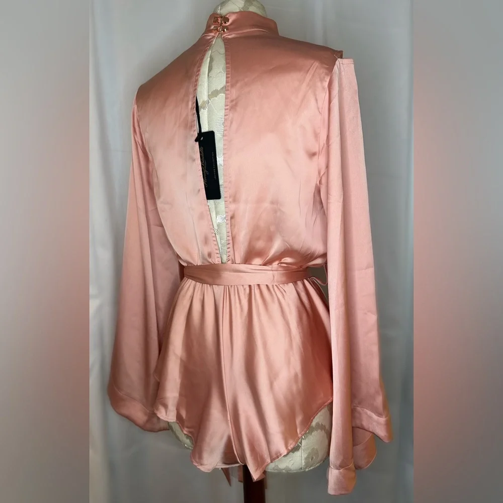 NWT Honey Birdette Blush Melissa Romper Small discontinued color - Picture 4 of 7